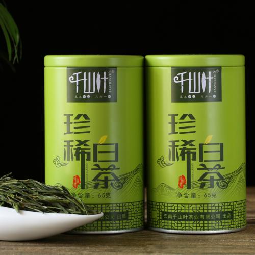 千山叶 珍稀白茶 绿茶 65克/罐